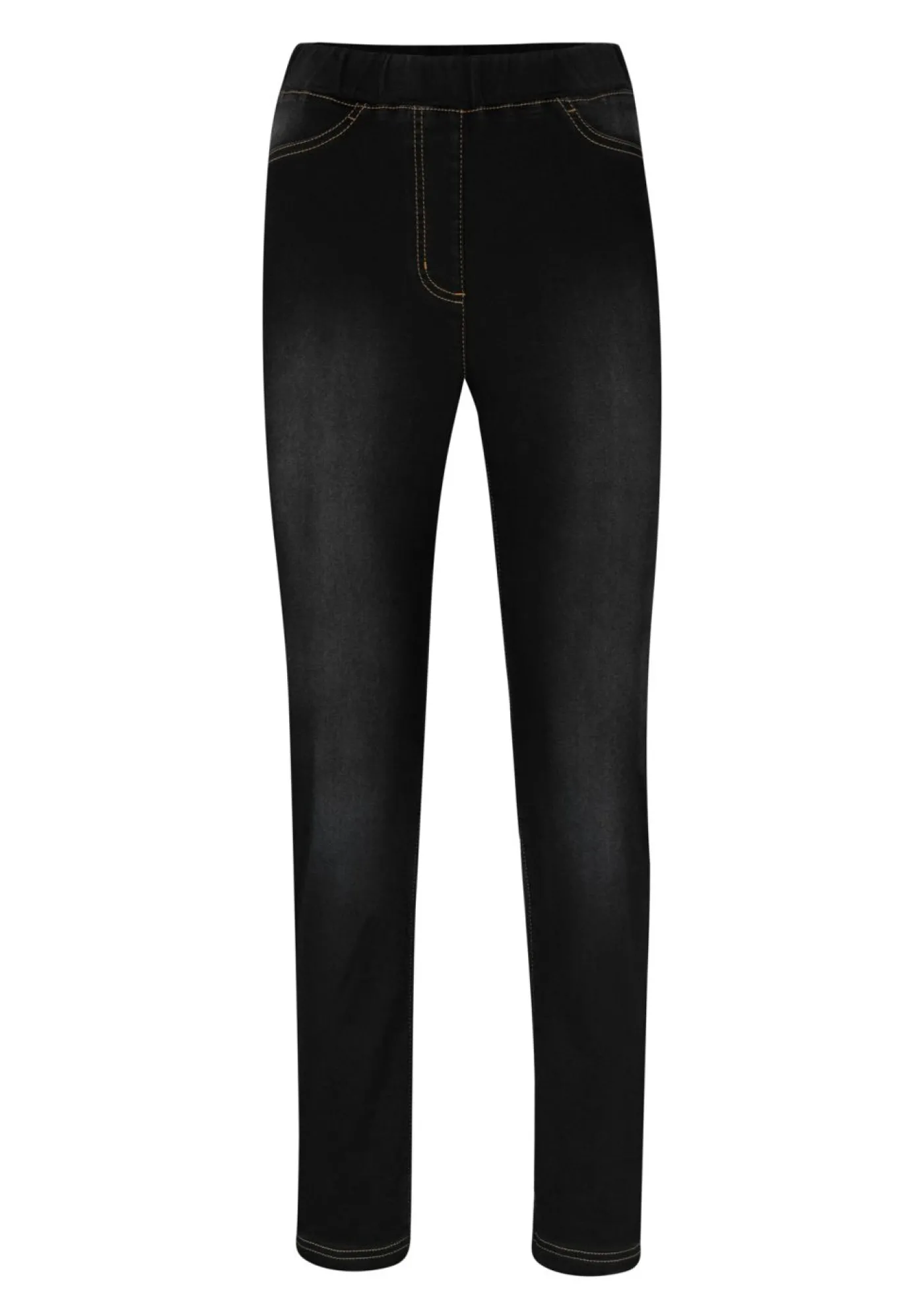 bonprix bonprix Jeggings elásticos, térmicos y funcionales, de tiro alto con cintura cómoda Vaquero negro Discount