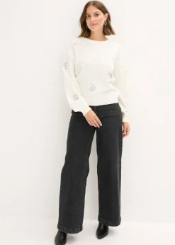 bonprix bonprix Jersey Blanco lana Online