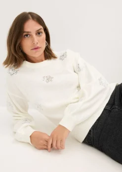 bonprix bonprix Jersey Blanco lana Online