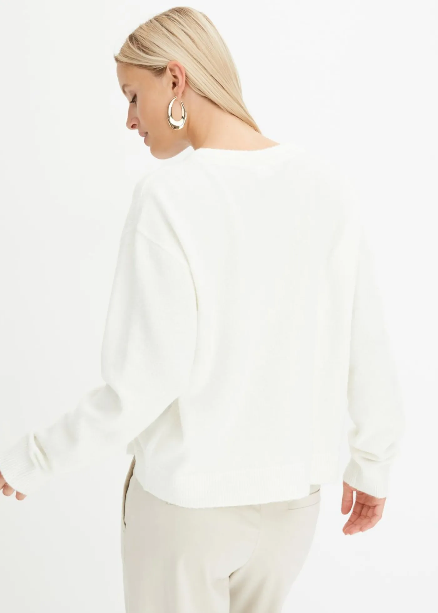 bonprix bonprix Jersey Blanco lana Online