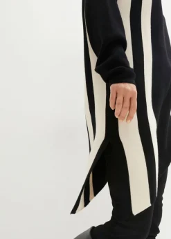 bonprix bonprix Jersey negro-gris guijarro con rayas