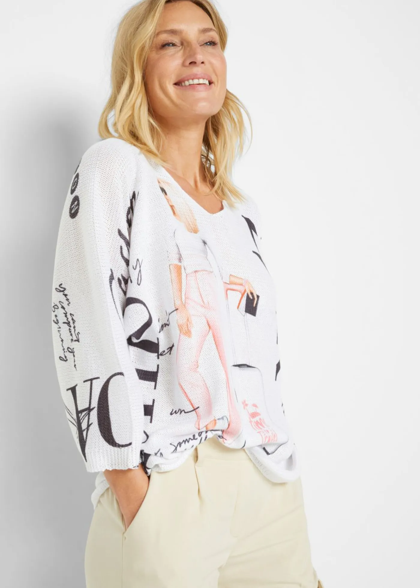 bonprix bonprix Jersey Blanco Best