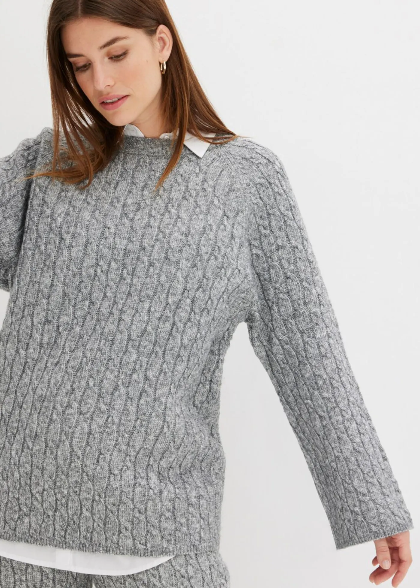 bonprix bonprix Jersey Gris jaspeado Outlet