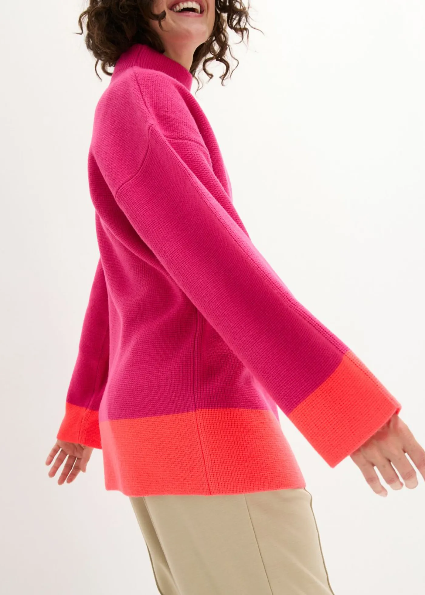 bonprix bonprix Jersey pink lady-vnaranja neón Clearance