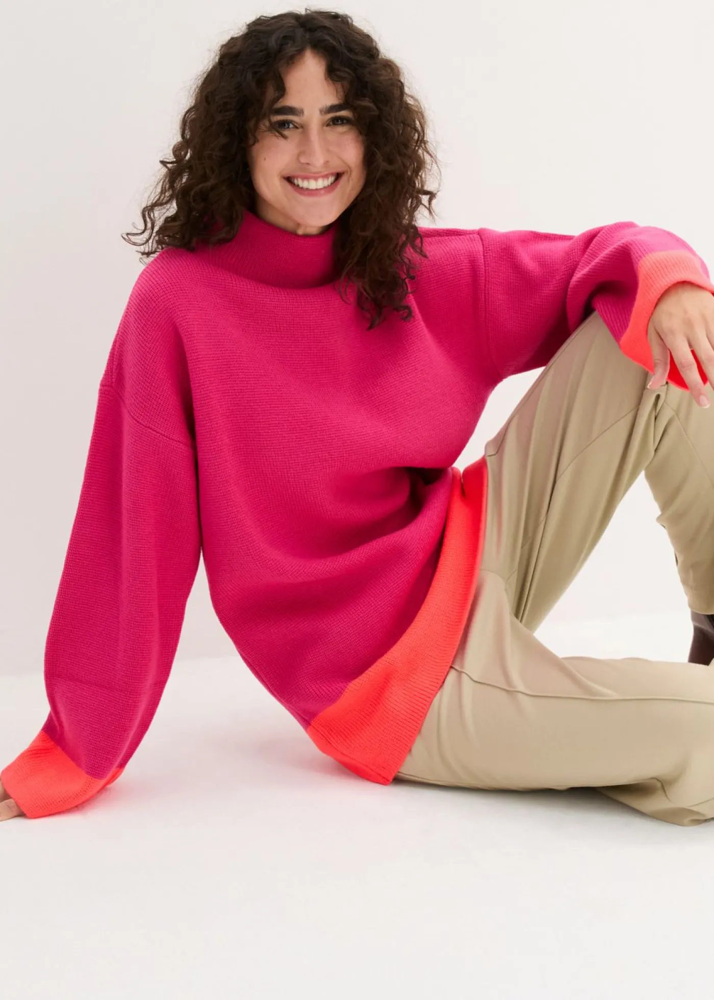 bonprix bonprix Jersey pink lady-vnaranja neón Clearance