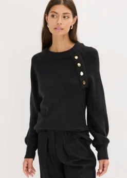 bonprix bonprix Jersey Negro Clearance