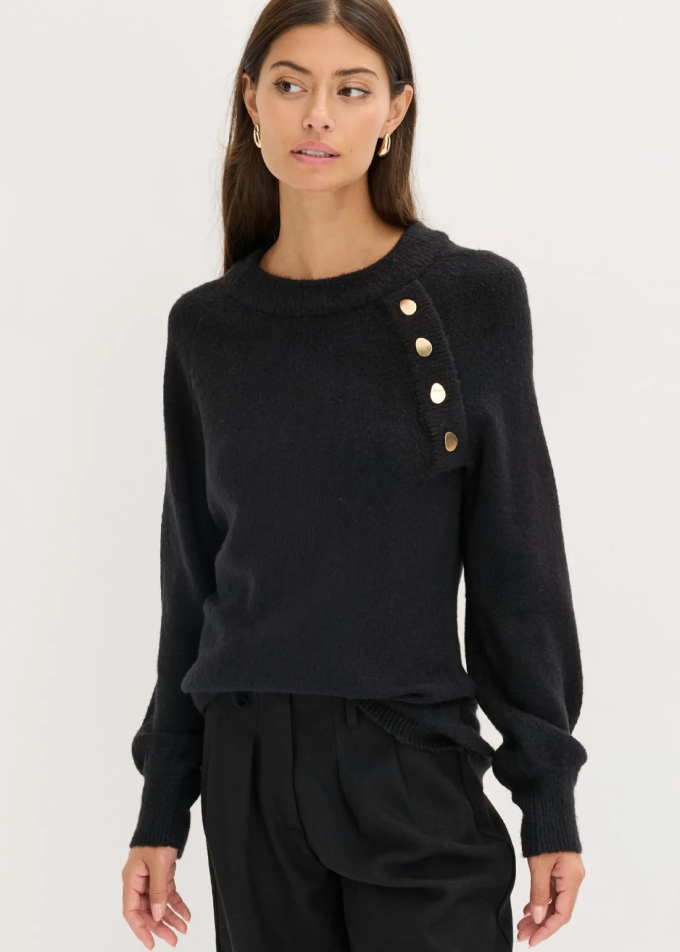 bonprix bonprix Jersey Negro Clearance