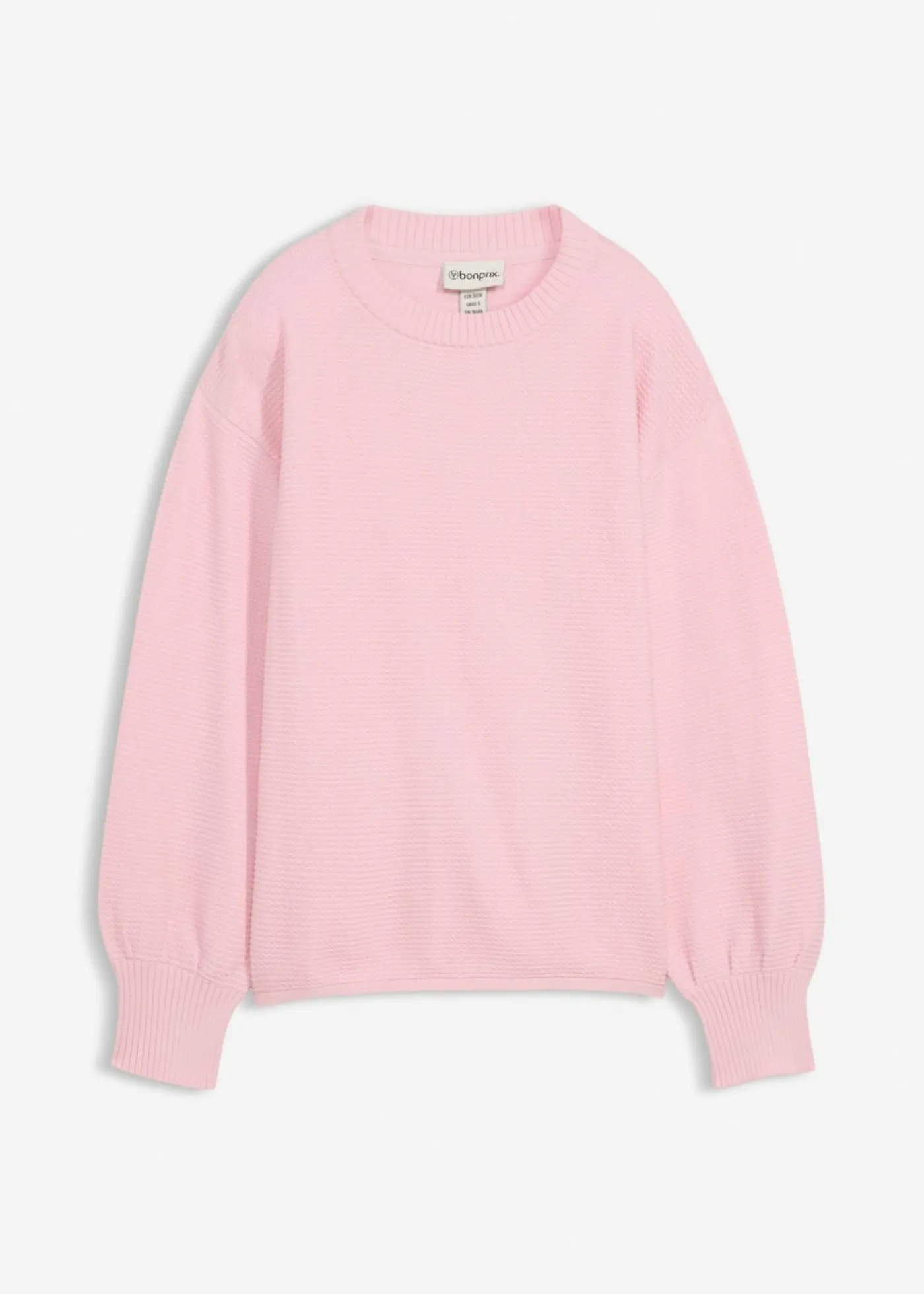 bonprix bonprix Jersey con algodón rosa cristal Online