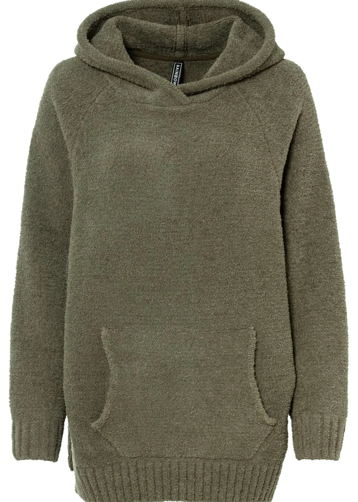 bonprix bonprix Jersey con capucha de forro polar Oliva Outlet