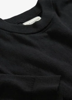 bonprix bonprix Jersey con contenido de seda Negro