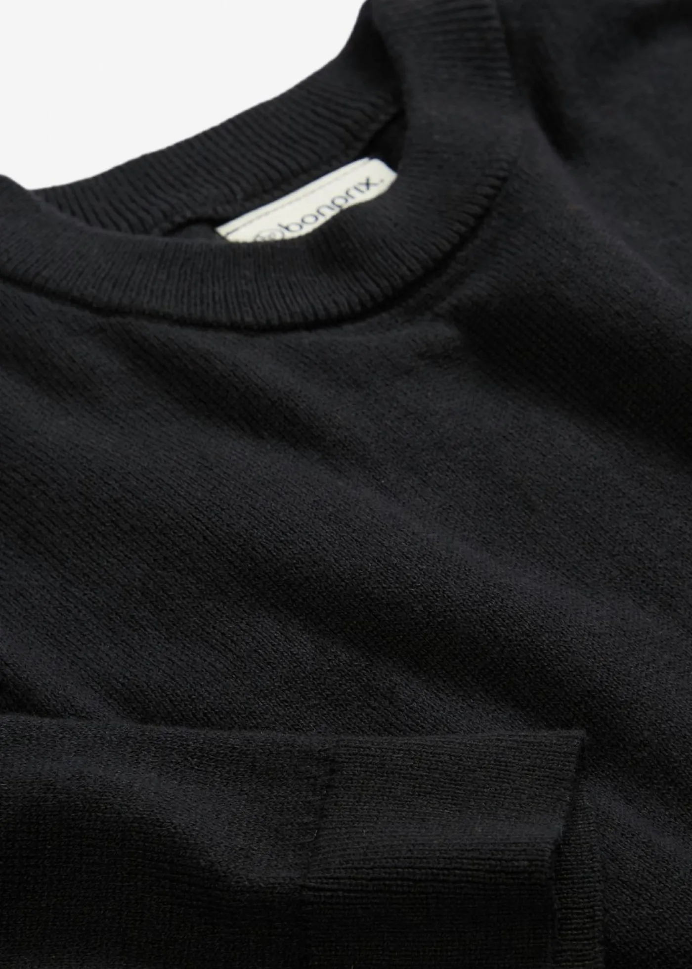 bonprix bonprix Jersey con contenido de seda Negro