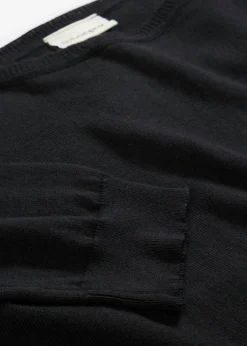 bonprix bonprix Jersey con contenido de seda Negro New