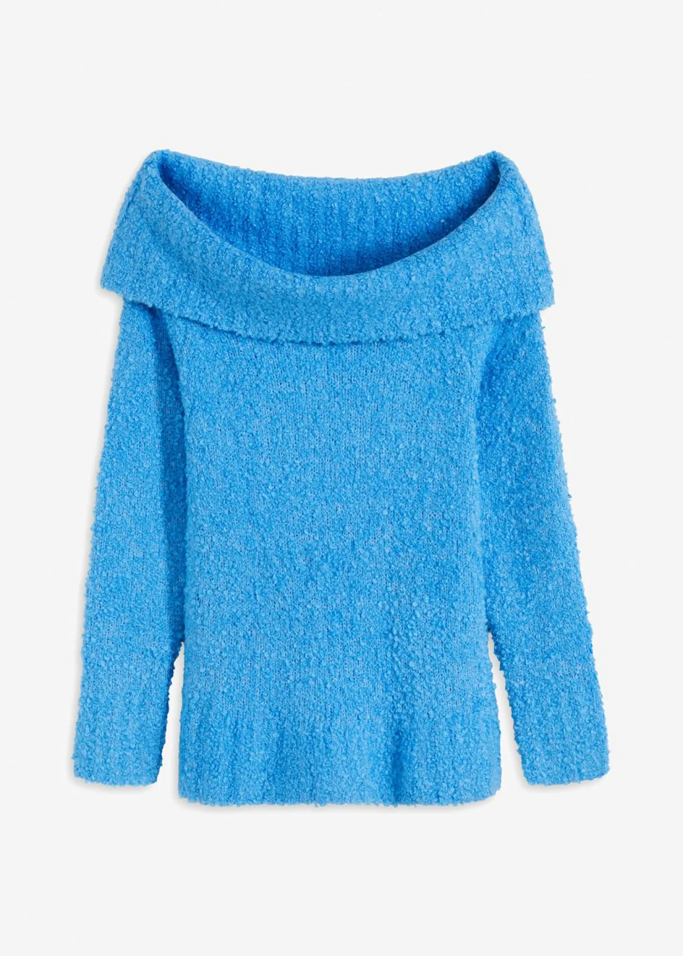 bonprix bonprix Jersey con hombros al descubierto azul brillante Hot