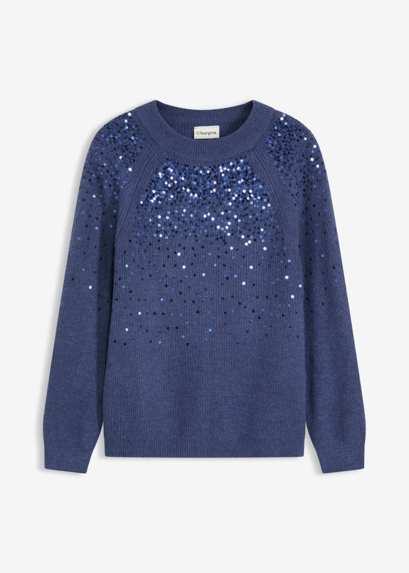 bonprix bonprix Jersey con lentejuelas índigo Hot