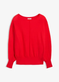 bonprix bonprix Jersey con mangas murciélago fresa Hot