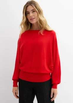 bonprix bonprix Jersey con mangas murciélago fresa Hot