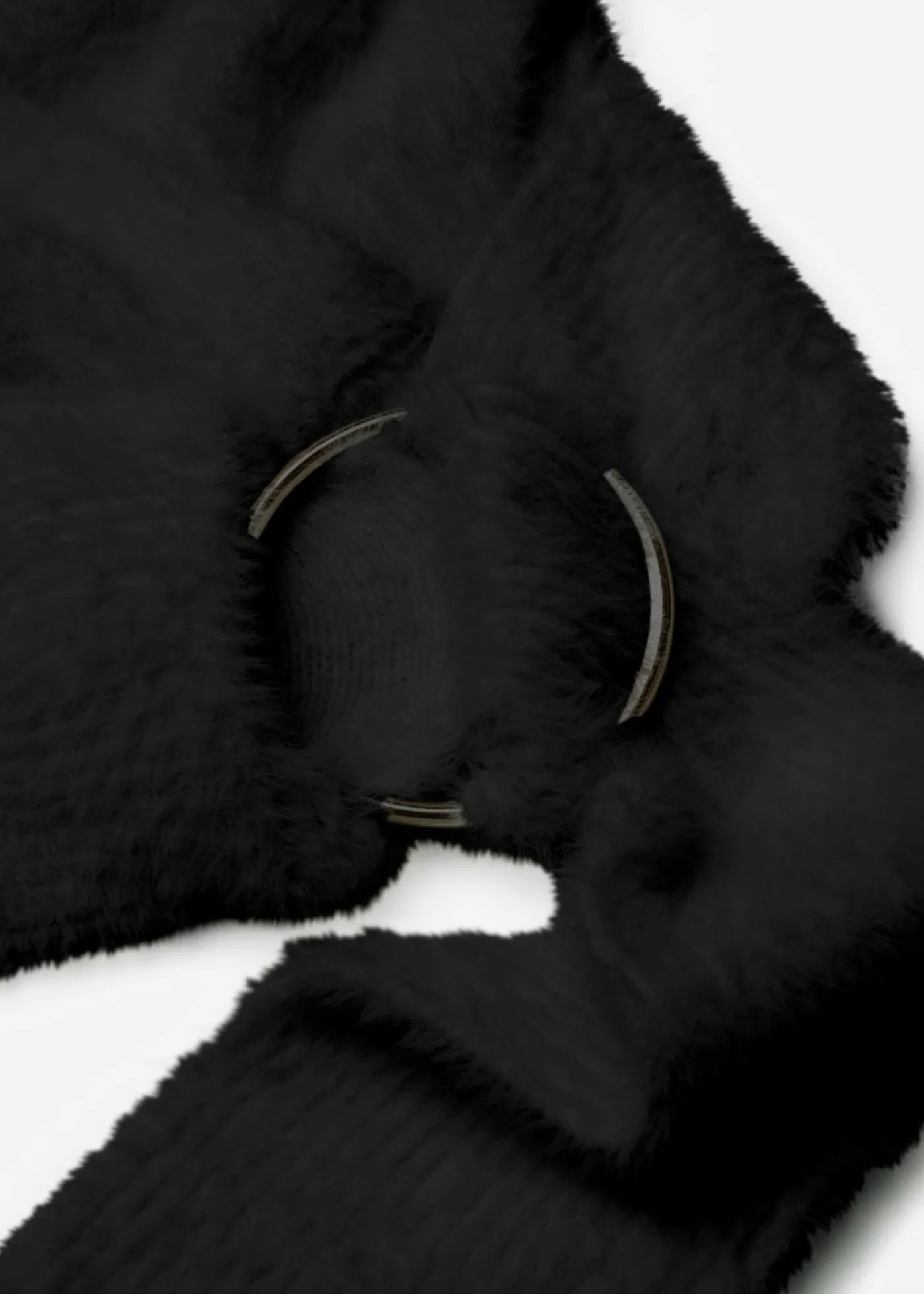 bonprix bonprix Jersey cruzado con accesorio Negro Discount