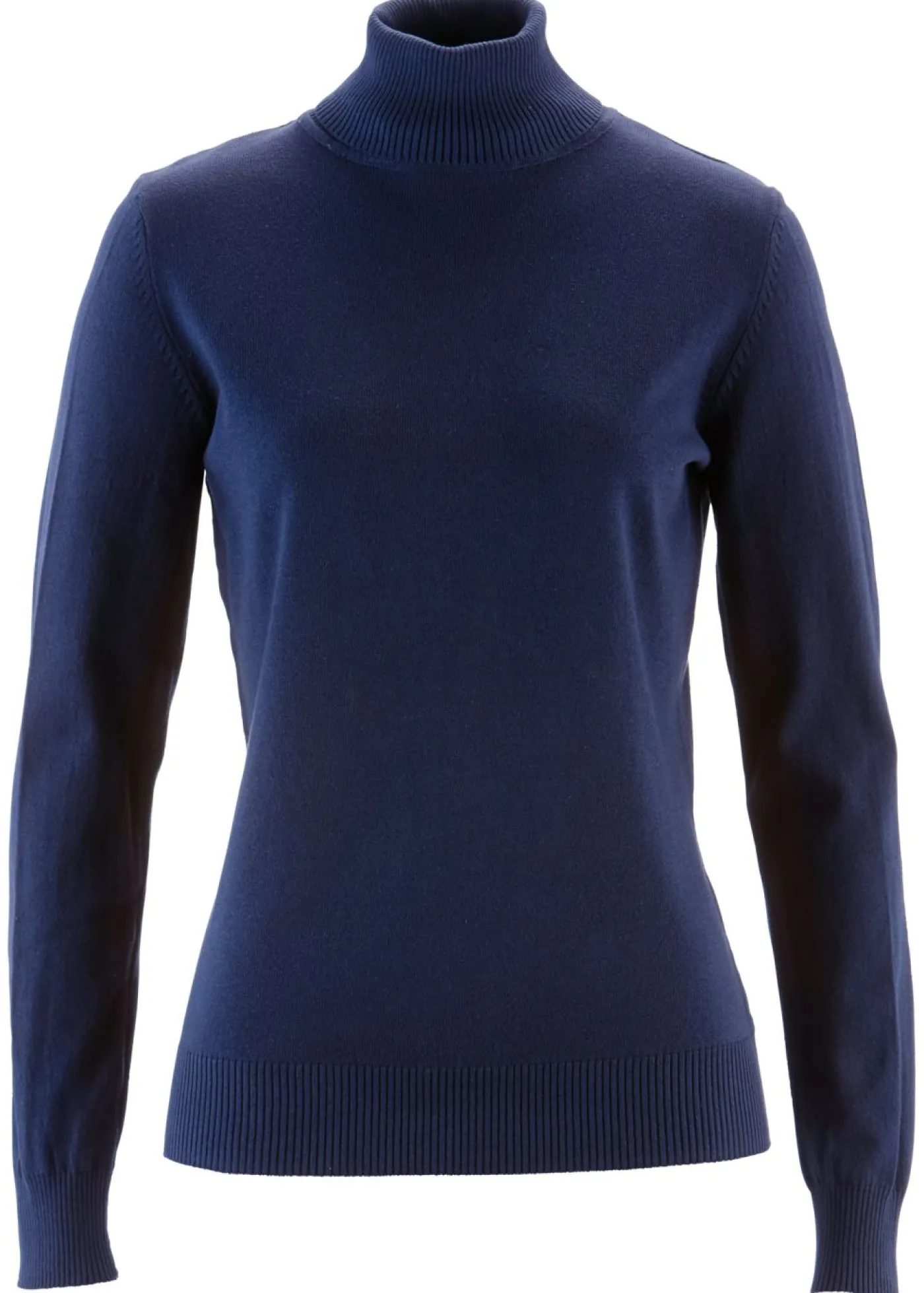 bonprix bonprix Jersey de cuello alto Azul marino Hot