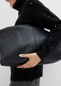 bonprix bonprix Jersey de cuello alto Negro