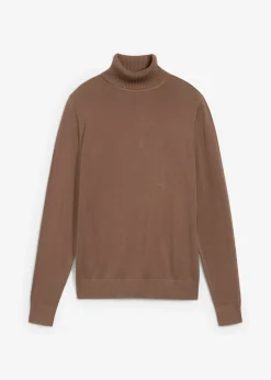 bonprix bonprix Jersey de cuello alto marrón Outlet