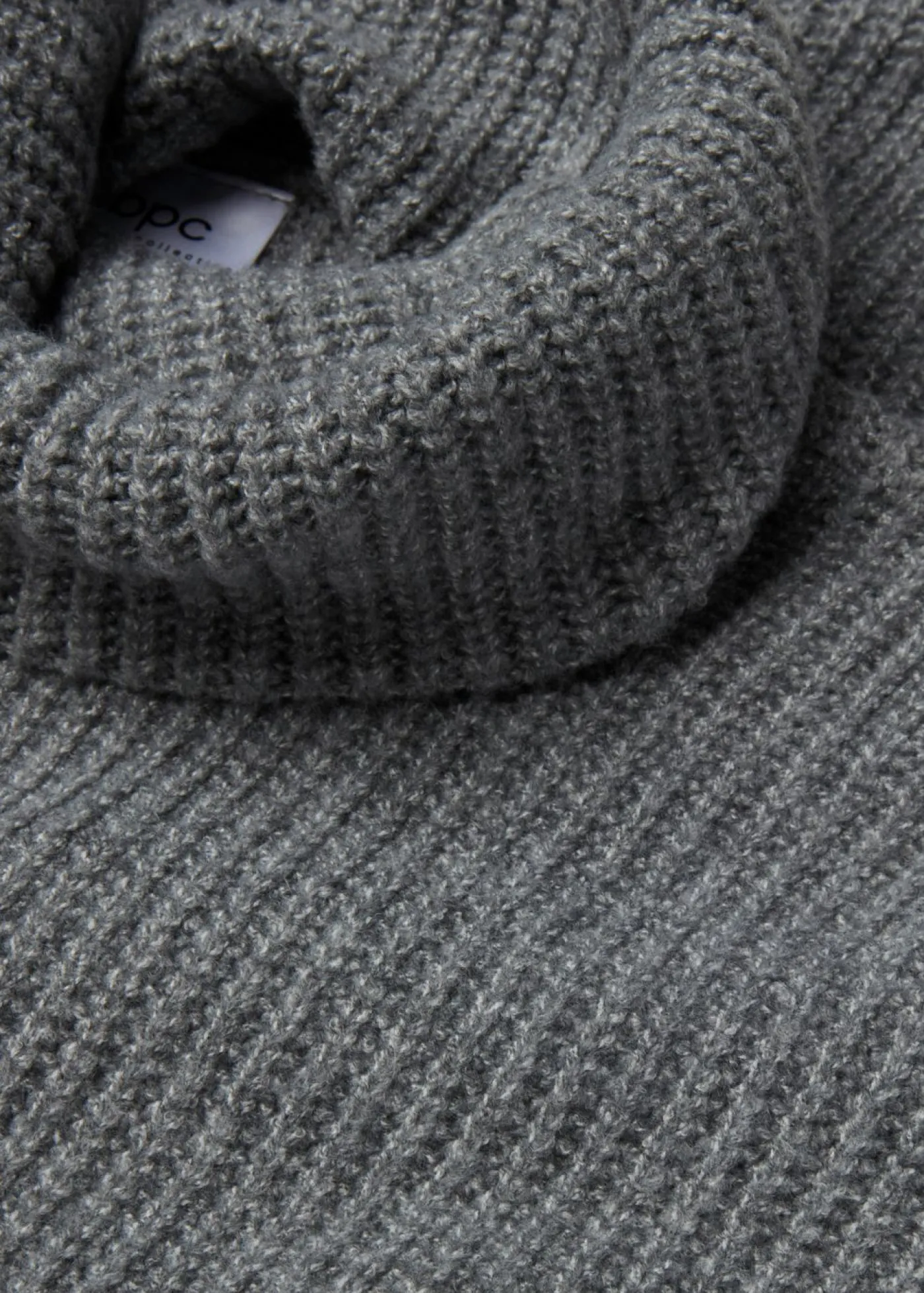 bonprix bonprix Jersey de cuello alto Gris jaspeado