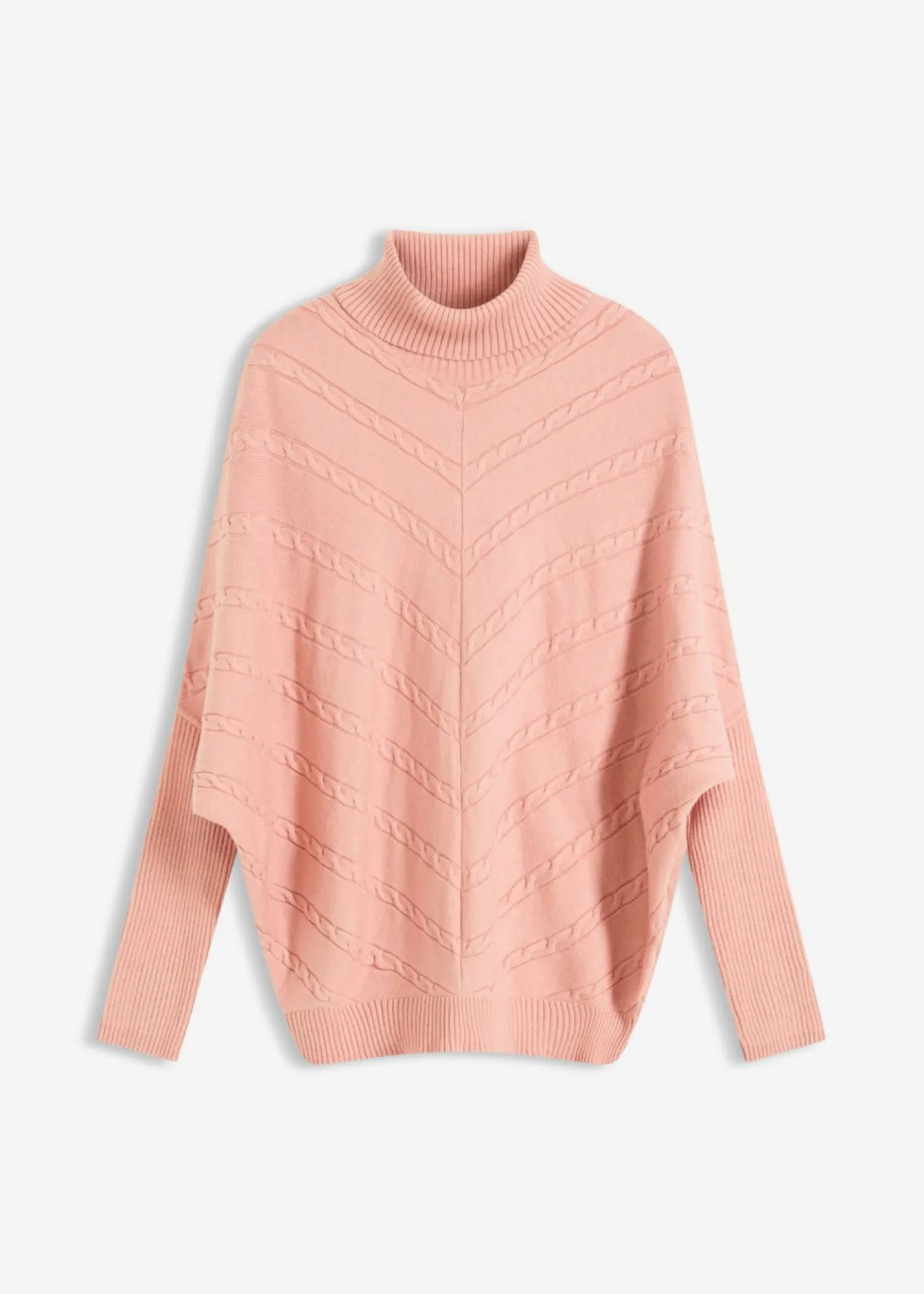 bonprix bonprix Jersey de cuello alto Rosa vintage Discount