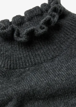 bonprix bonprix Jersey de cuello alto Gris jaspeado Hot
