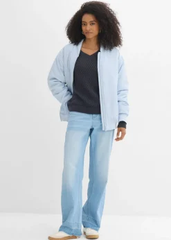 bonprix bonprix Jersey de mezcla de algodón Azul oscuro Hot