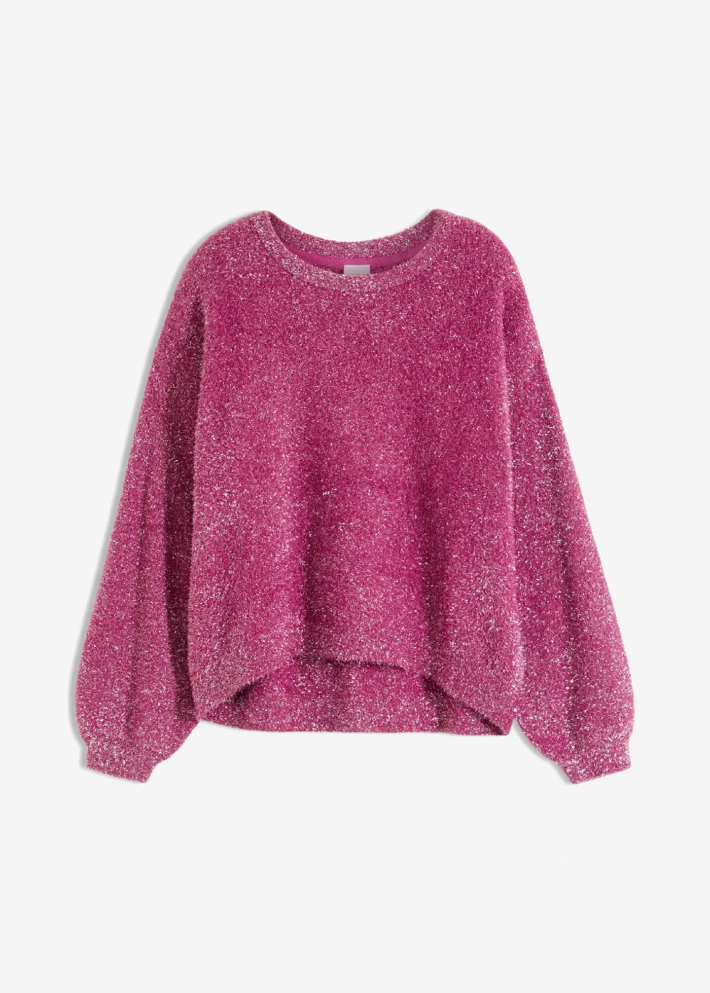 bonprix bonprix Jersey de punto fino orquídea púrpura-plata Discount