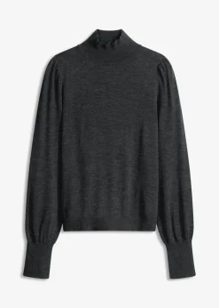 bonprix bonprix Jersey de punto fino antracita jaspeado moteado New