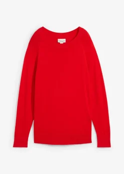 bonprix bonprix Jersey de punto fino fresa New