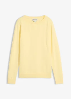 bonprix bonprix Jersey de punto fino Amarillo claro Sale