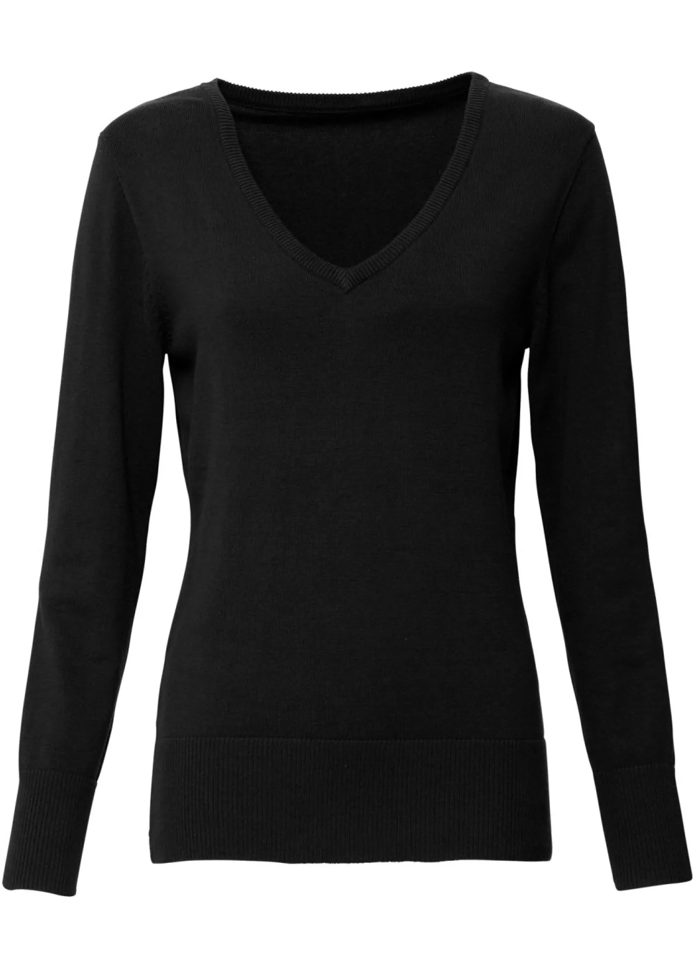 bonprix bonprix Jersey de punto fino Negro Outlet