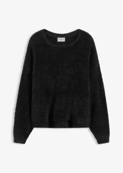 bonprix bonprix Jersey de punto fino Negro Sale