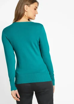 bonprix bonprix Jersey de punto fino Verde aguamarina