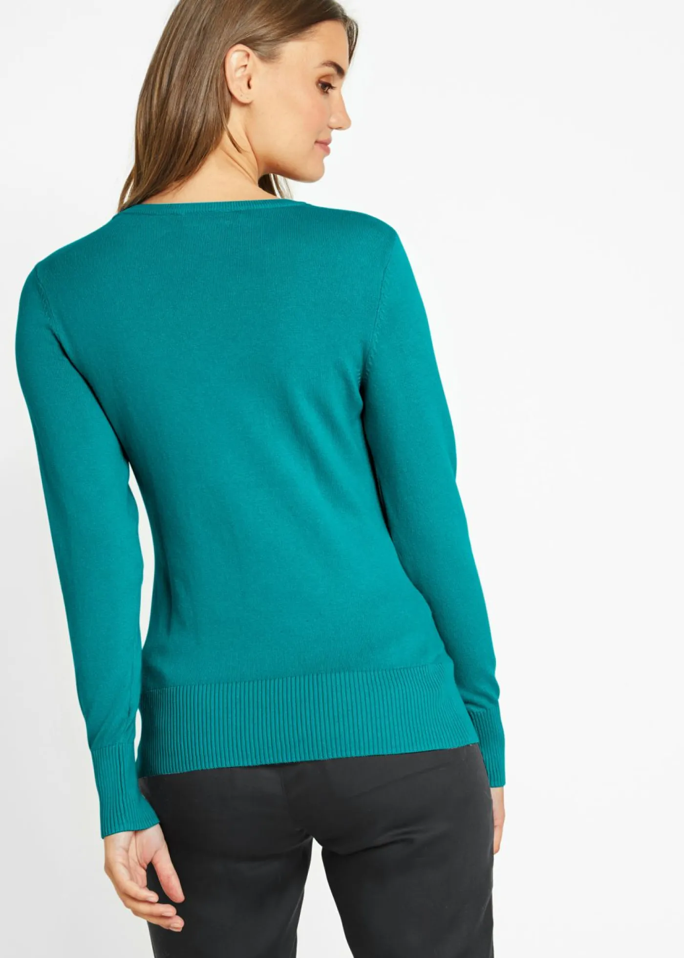 bonprix bonprix Jersey de punto fino Verde aguamarina