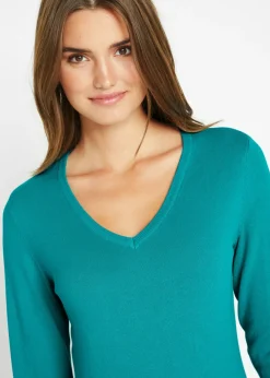 bonprix bonprix Jersey de punto fino Verde aguamarina
