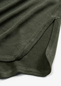 bonprix bonprix Jersey de punto fino con mangas 3/4 Verde eucalipto Clearance