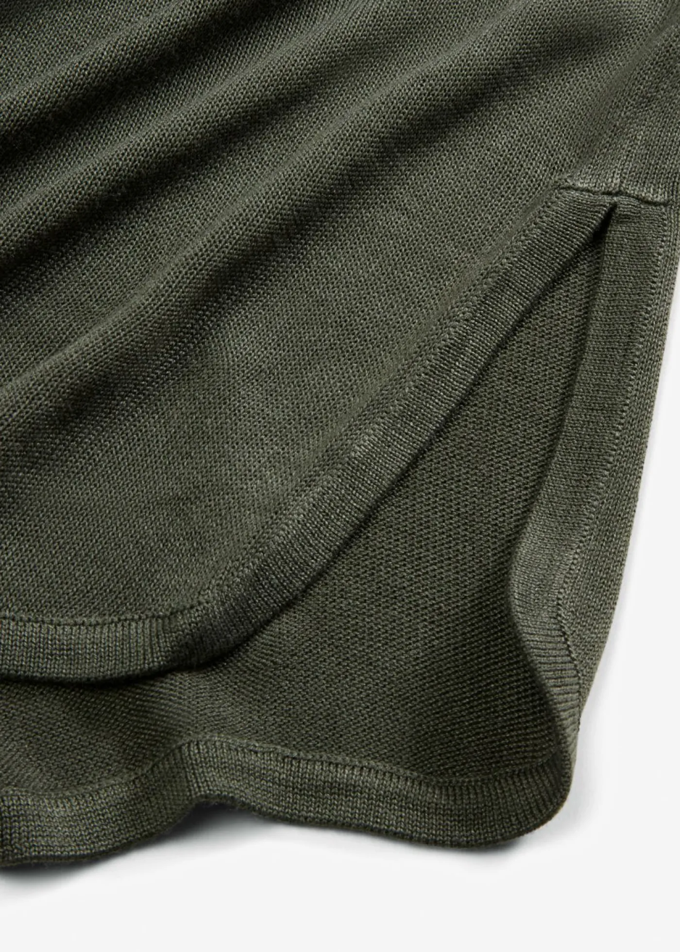 bonprix bonprix Jersey de punto fino con mangas 3/4 Verde eucalipto Clearance