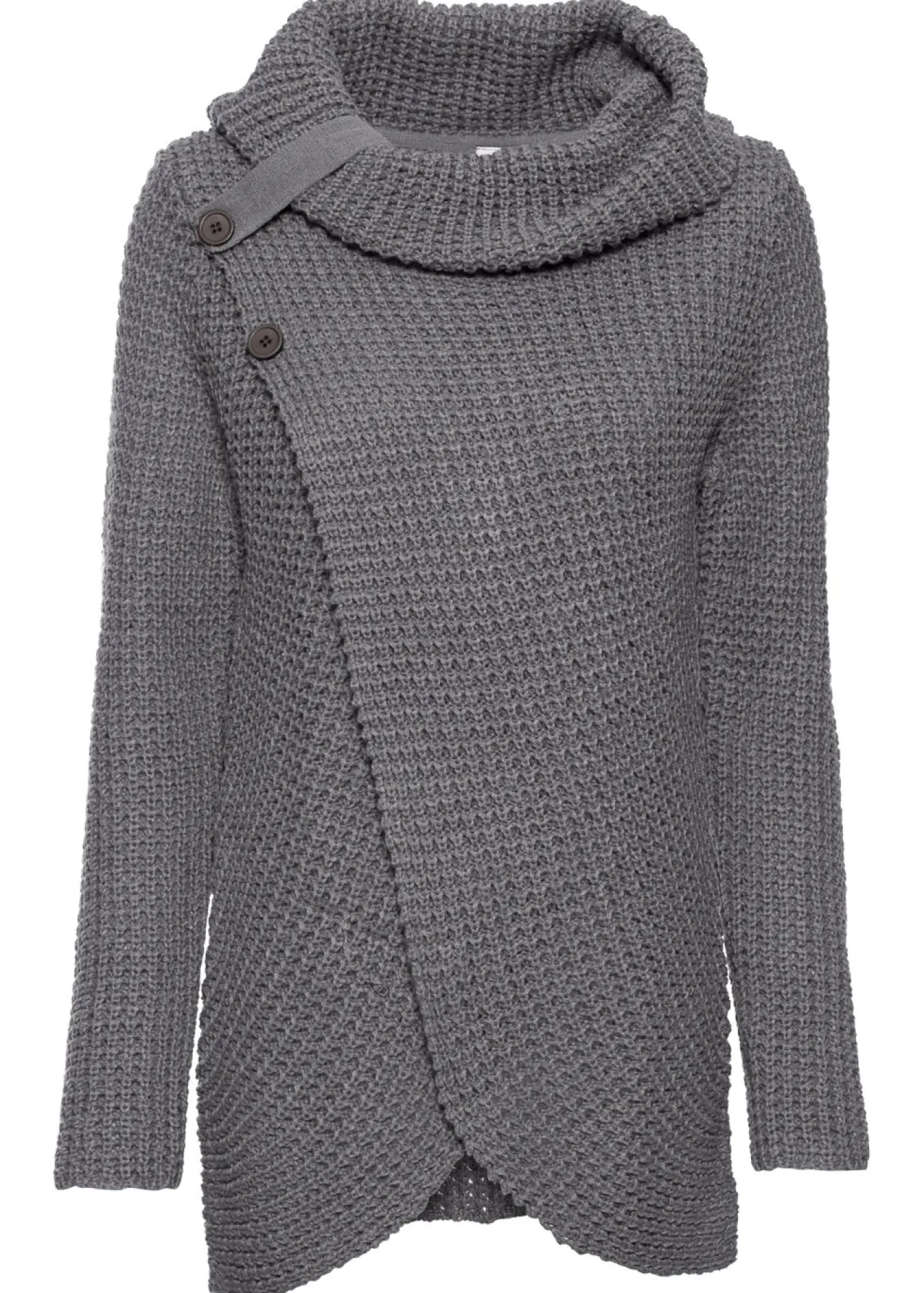 bonprix bonprix Jersey de punto grueso Gris oscuro jaspeado Hot