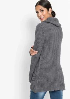 bonprix bonprix Jersey de punto grueso Gris oscuro jaspeado Hot