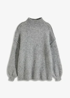 bonprix bonprix Jersey de punto grueso Gris jaspeado
