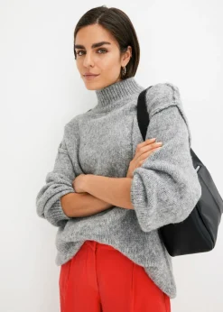bonprix bonprix Jersey de punto grueso Gris jaspeado