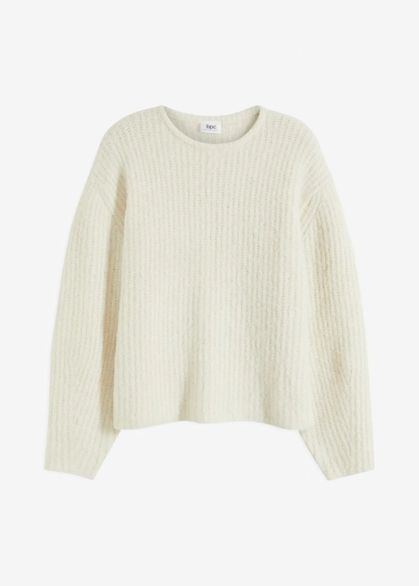 bonprix bonprix Jersey de punto grueso Blanco lana Discount