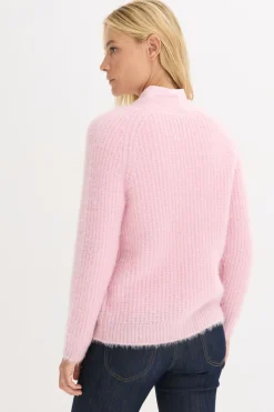 bonprix bonprix Jersey de punto grueso de canalé con efecto brillante rosa cristal Best