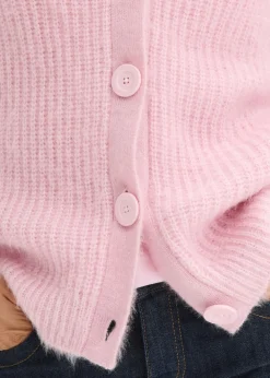 bonprix bonprix Jersey de punto grueso de canalé con efecto brillante rosa cristal Best