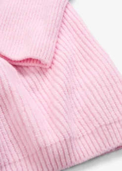 bonprix bonprix Jersey holgado con cuello tipo polo rosa cristal New