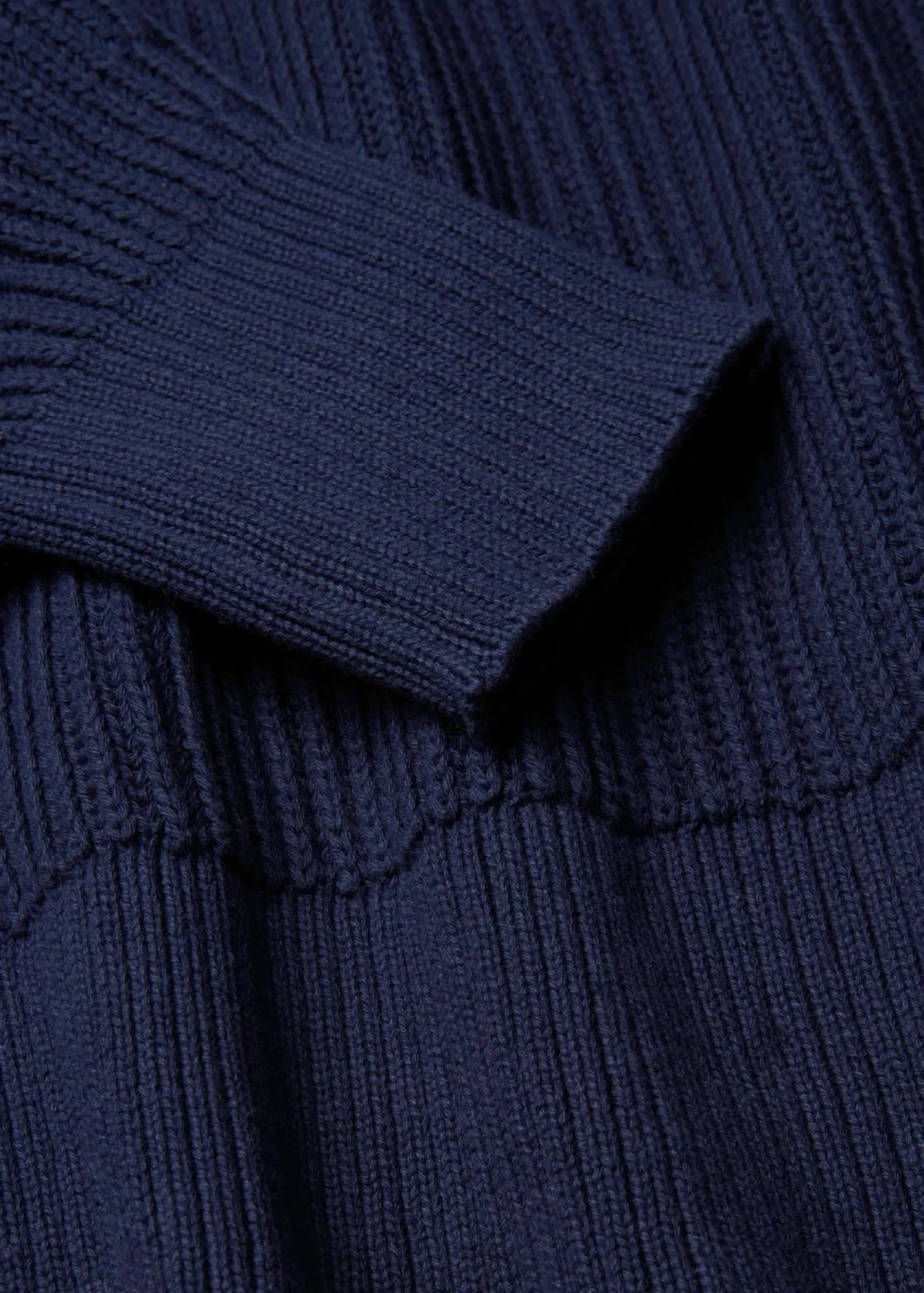 bonprix bonprix Jersey holgado de algodón puro Azul marino New