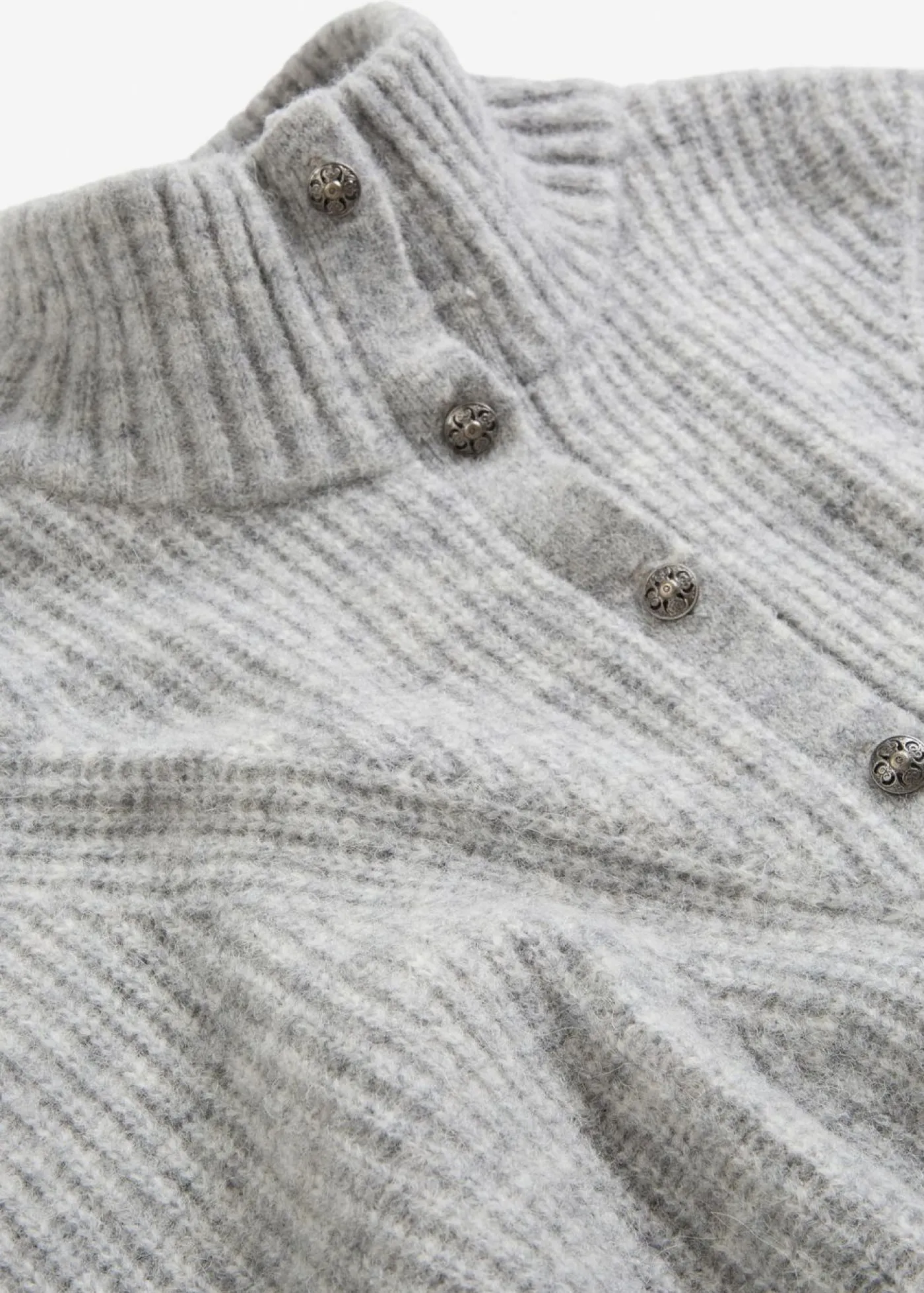 bonprix bonprix Jersey holgado de lana con alpaca Gris claro moteado New