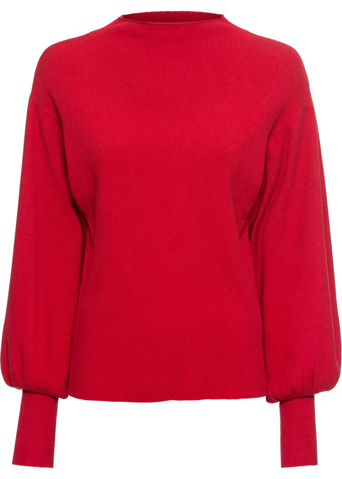 bonprix BODYFLIRT Jersey holgado de mezcla de viscosa Rojo oscuro Best